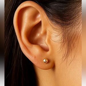 Real 10k Gold Stud Earrings